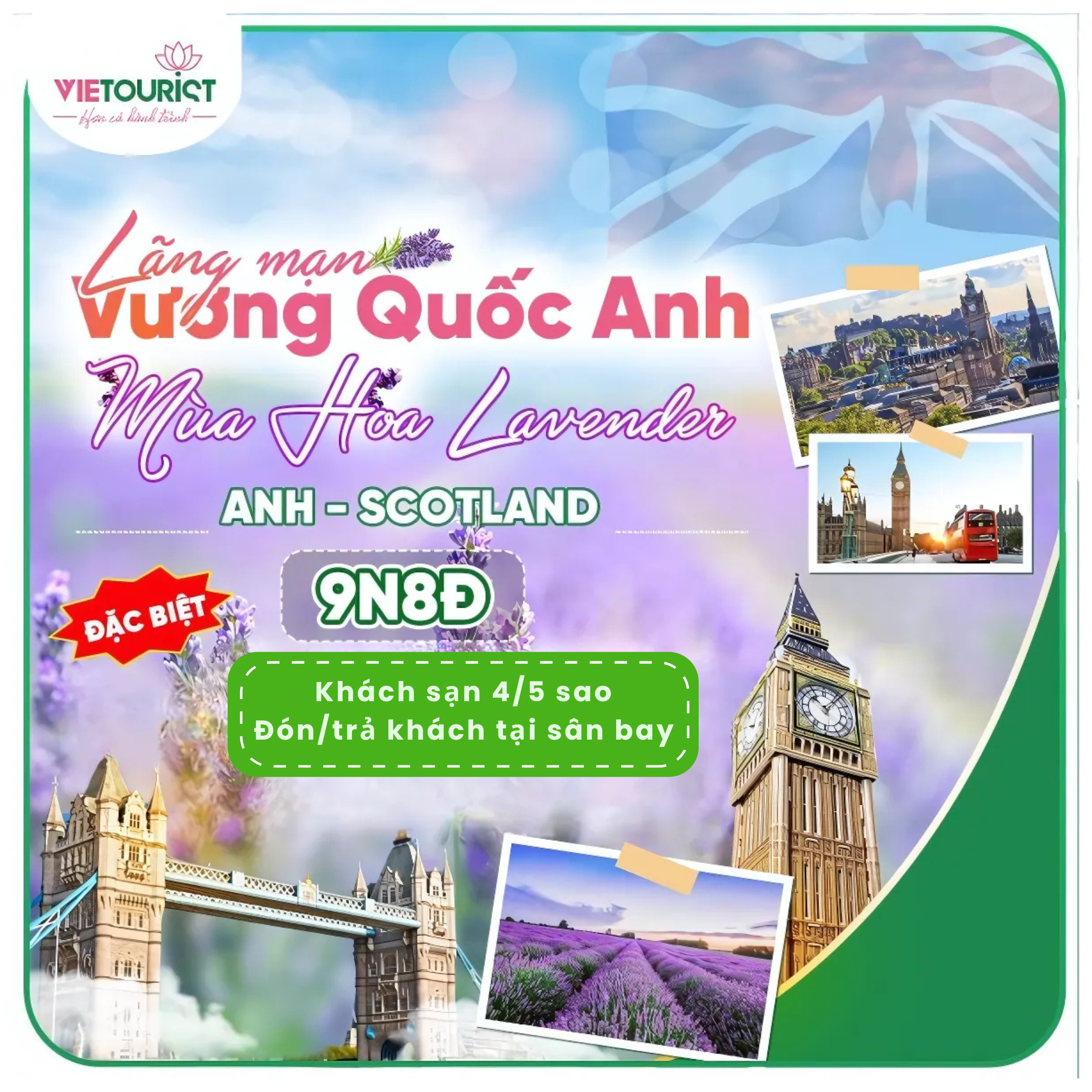 TOUR DU LỊCH VƯƠNG QUỐC ANH